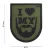 101 INC Patch 3D PVC I Love My Beard Green 14043