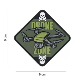 101 INC Patch 3D PVC Drone Zone Skull & Bones 16059