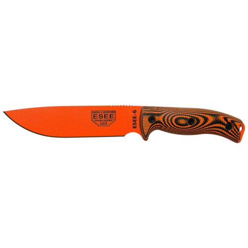 ESEE Model 6 - 3D Handle - Orange - Orange/Black