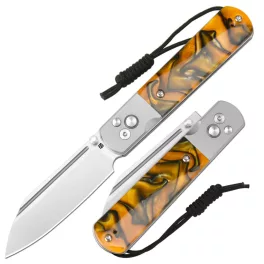 Artisan Cutlery Holm - Black/Orange Acrylic