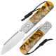 Artisan Cutlery Holm - Black/Orange Acrylic