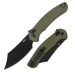 Artisan Cutlery Simoon - Green G10/Black Blade
