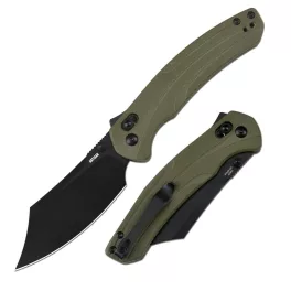 Artisan Cutlery Simoon - Green G10/Black Blade