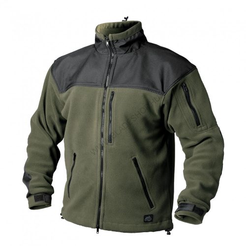 Helikon-Tex Classic Army Fleece Jacket - Olive Green/Black (XS)