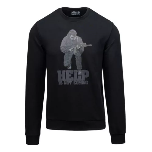 Helikon-Tex Help is not coming Crewneck - Black