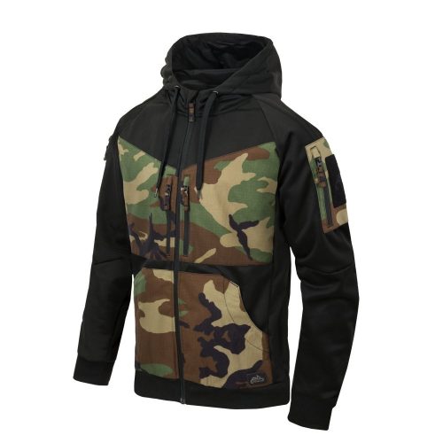 Helikon-Tex Rogue Hoodie - Black/US Woodland 