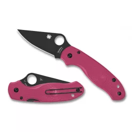 Spyderco Para 3 Lightweight Pink Black Blade