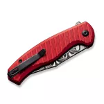 Civivi C23040B-DS1 Stormhowl Aluminium Red Damascus
