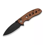 Civivi C23085B-3 Triptych Guibourtia Black Stonewashed