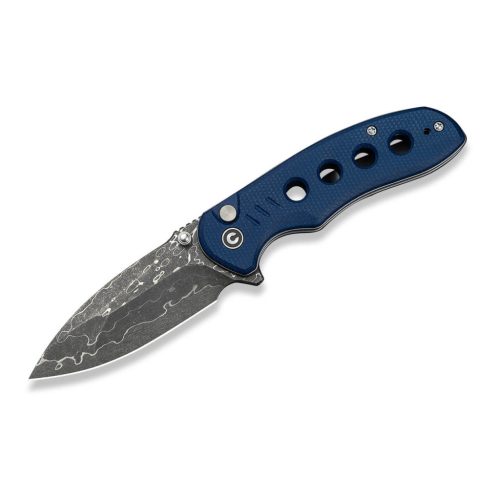 Civivi C23085B-DS1 Triptych Damascus Blue Micarta
