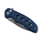 Civivi C23085B-DS1 Triptych Damascus Blue Micarta