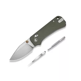Civivi C24074-1 Baby Banter 2 TG Green and Red G10