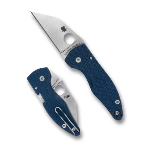 Spyderco MicroJimbo Blue G10 SPY27