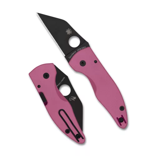 Spyderco MicroJimbo Pink G10 - Sprint Run