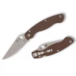 Spyderco Military 2 Brown G10 CPM 15V - Sprint Run