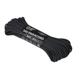 Black - 550 Paracord - 30 m (100ft)