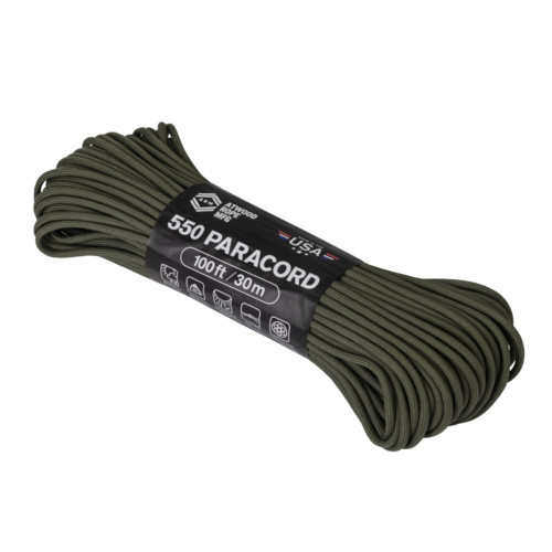 Olive Drab - 550 Paracord - 30 m (100ft)