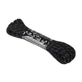 Reflective Black - 550 Paracord - 15 m (50ft)