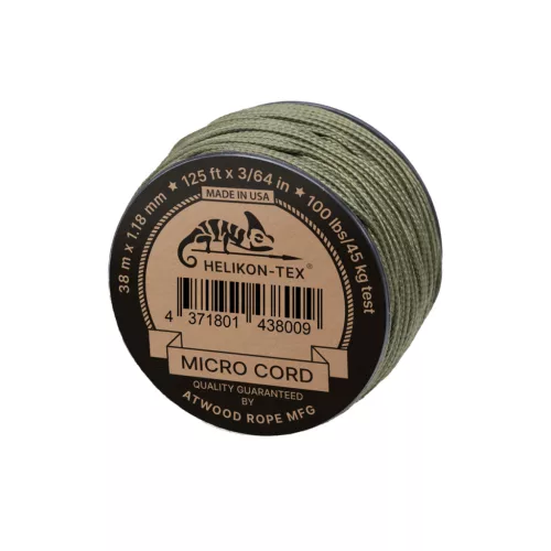 Helikon-Tex Micro Cord (125ft) - Olive Drab