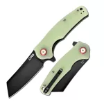 CJRB Crag - Glow In the Dark - Black/Green G10
