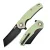 CJRB Crag - Glow In the Dark - Black/Green G10