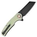 CJRB Crag - Glow In the Dark - Black/Green G10