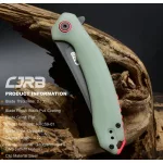 CJRB Gobi - Black/Natural Green G10