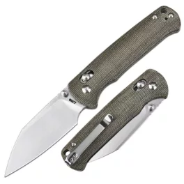 CJRB Hectare Wharncliffe - Green Micarta