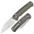 CJRB Hectare Wharncliffe - Green Micarta