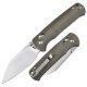 CJRB Hectare Wharncliffe - Green Micarta