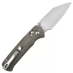 CJRB Hectare Wharncliffe - Green Micarta