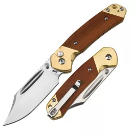 CJRB Bowie Pyrite - Brass&Rose Wood