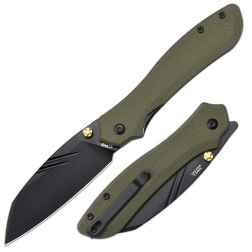 CJRB Fugly - Black/Green G10 
