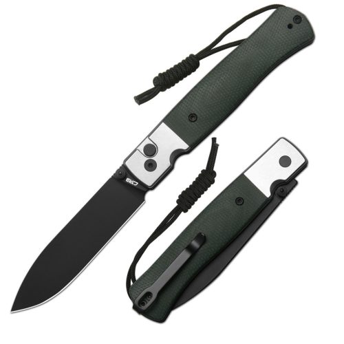 CJRB Glacier - Green Micarta