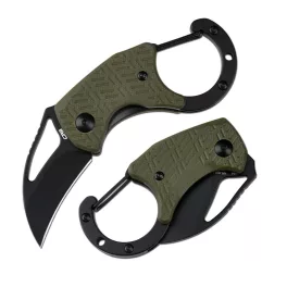CJRB Anansi - Black/Green G10
