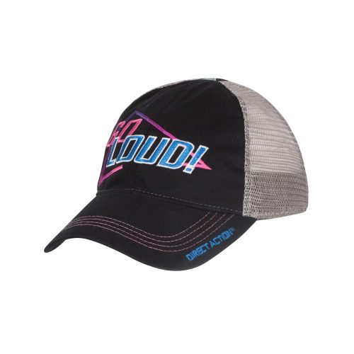 Direct Action GO LOUD! 80s Style Feed Cap - Black/Grey