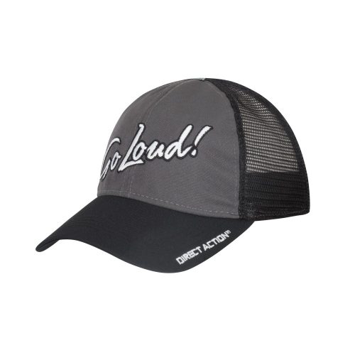Direct Action GO LOUD! Wall Tag Feed Cap - Charcoal/Black