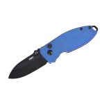 CRKT Squid Button Lock Micarta Blue