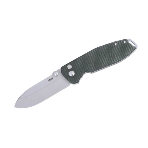CRKT Squid XM Button Lock Micarta Green