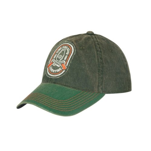 Helikon-Tex Shooting Time Snapback Cap - Dirty Washed Dark Green/Dirty Washed Kelly Green
