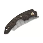 Fox Knives Virtus Dark Matter Gold CF Damascus 