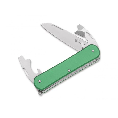 Fox Knives Vulpis 130-3 Aluminium Green
