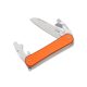 Fox Knives Vulpis 130-3 Aluminium Orange