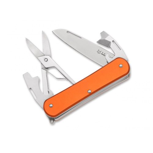 Fox Knives Vulpis 130-F4 Aluminium Orange
