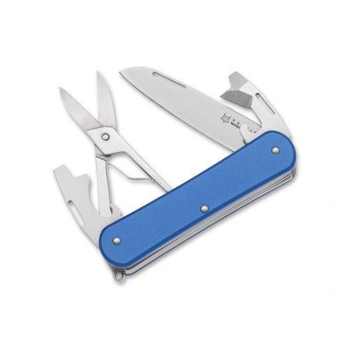 Fox Knives Vulpis 130-F4 Aluminium Sky Blue