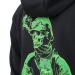 Direct Action Hoodie DA Into the dark - Black