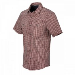   Helikon-Tex Covert Concealed Carry rövid ujjú ing - Dirt Red Checkered  