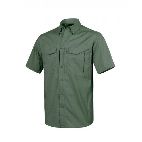 Helikon-Tex Defender Mk2 rövid ujjú ing - PolyCotton Ripstop - Olive Green (XXL)