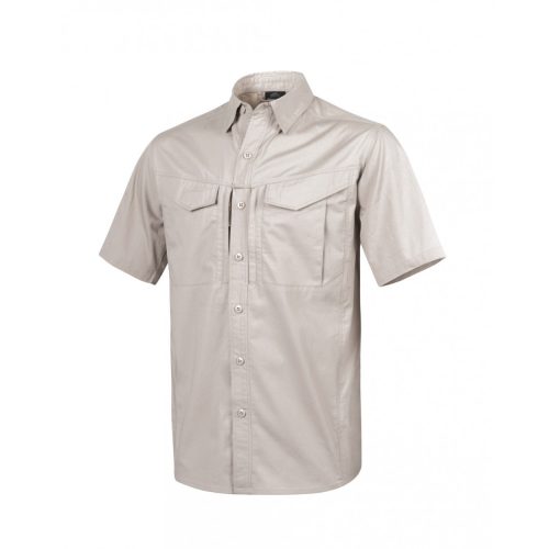 Helikon-Tex Defender Mk2 rövid ujjú ing - PolyCotton Ripstop - Khaki (M)