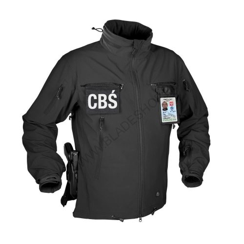 Helikon-Tex Cougar QSA + HID Jacket - Soft Shell Windblocker - Black  